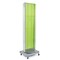 Azar Displays Two-Sided Pegboard Floor Display w/ Two C-Channel Sides on a Revolving Wheeled Base. 700258-GRE - alternate 1